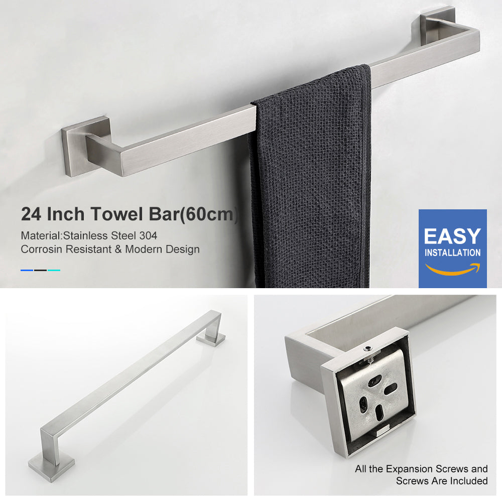 4-Piece Bathroom Hardware Set