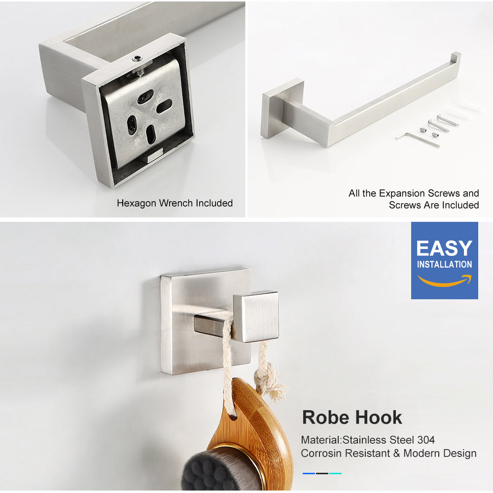 4-Piece Bathroom Hardware Set