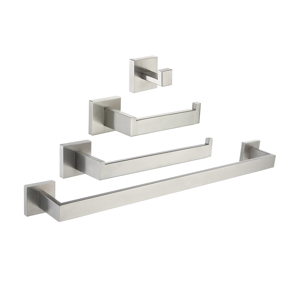 4-Piece Bathroom Hardware Set