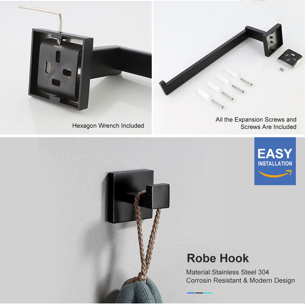 4-Piece Bathroom Hardware Set