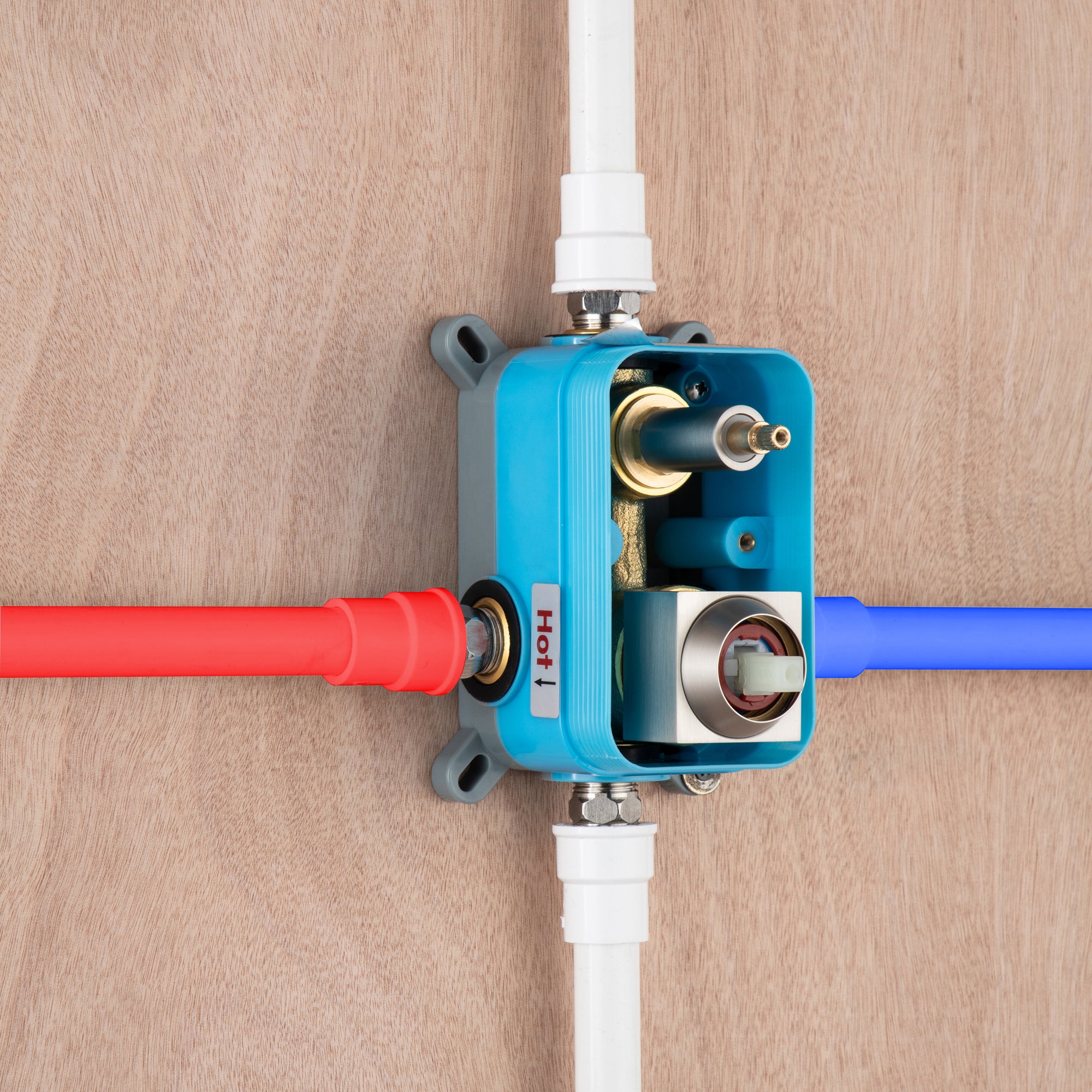 12" Wall Mount Complete Shower System with Rough-in Valve