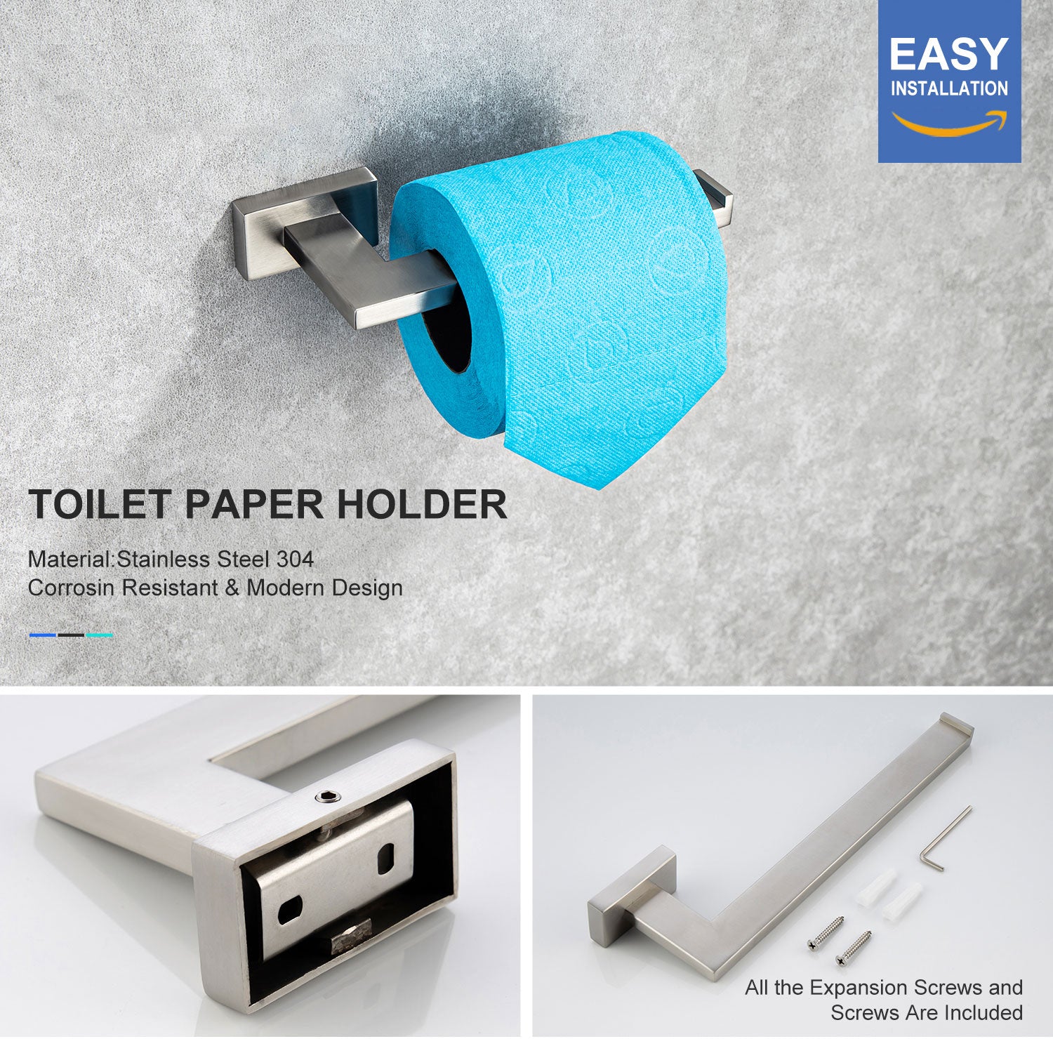 5-Piece Bathroom Hardware Set