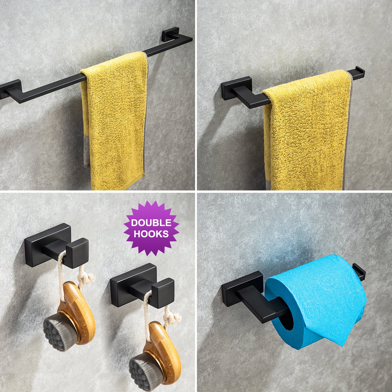 5-Piece Bathroom Hardware Set