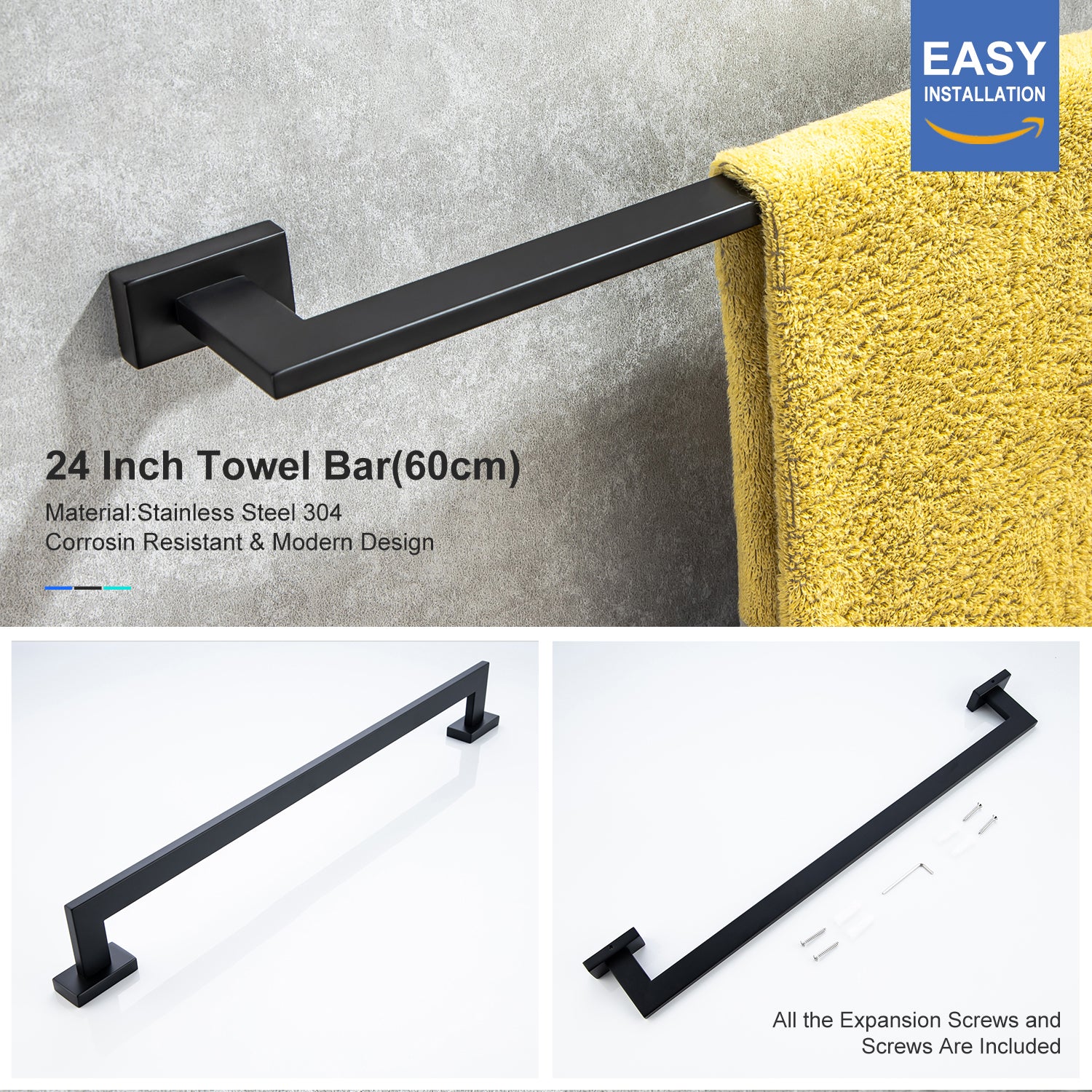 5-Piece Bathroom Hardware Set