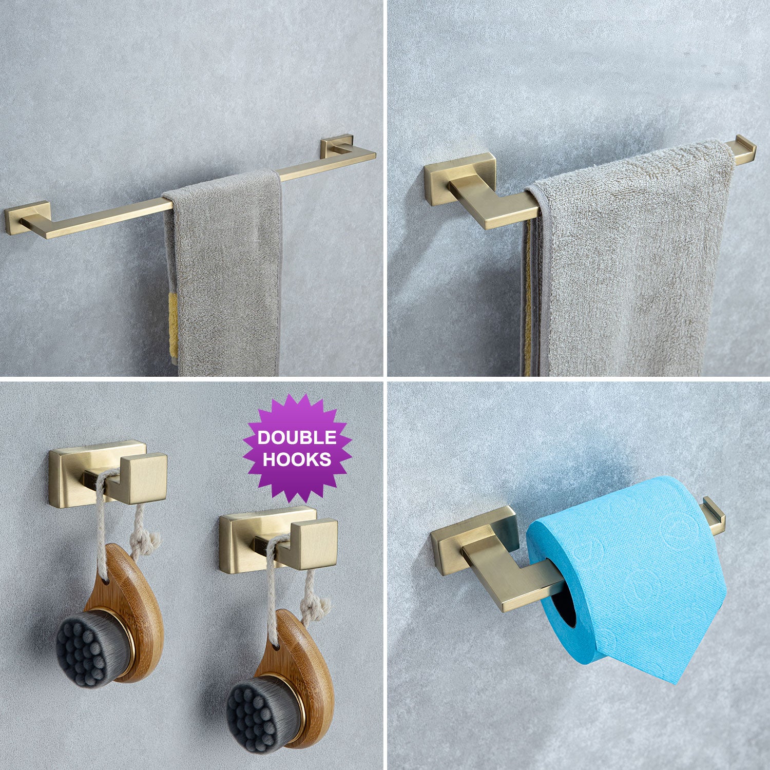 5-Piece Bathroom Hardware Set