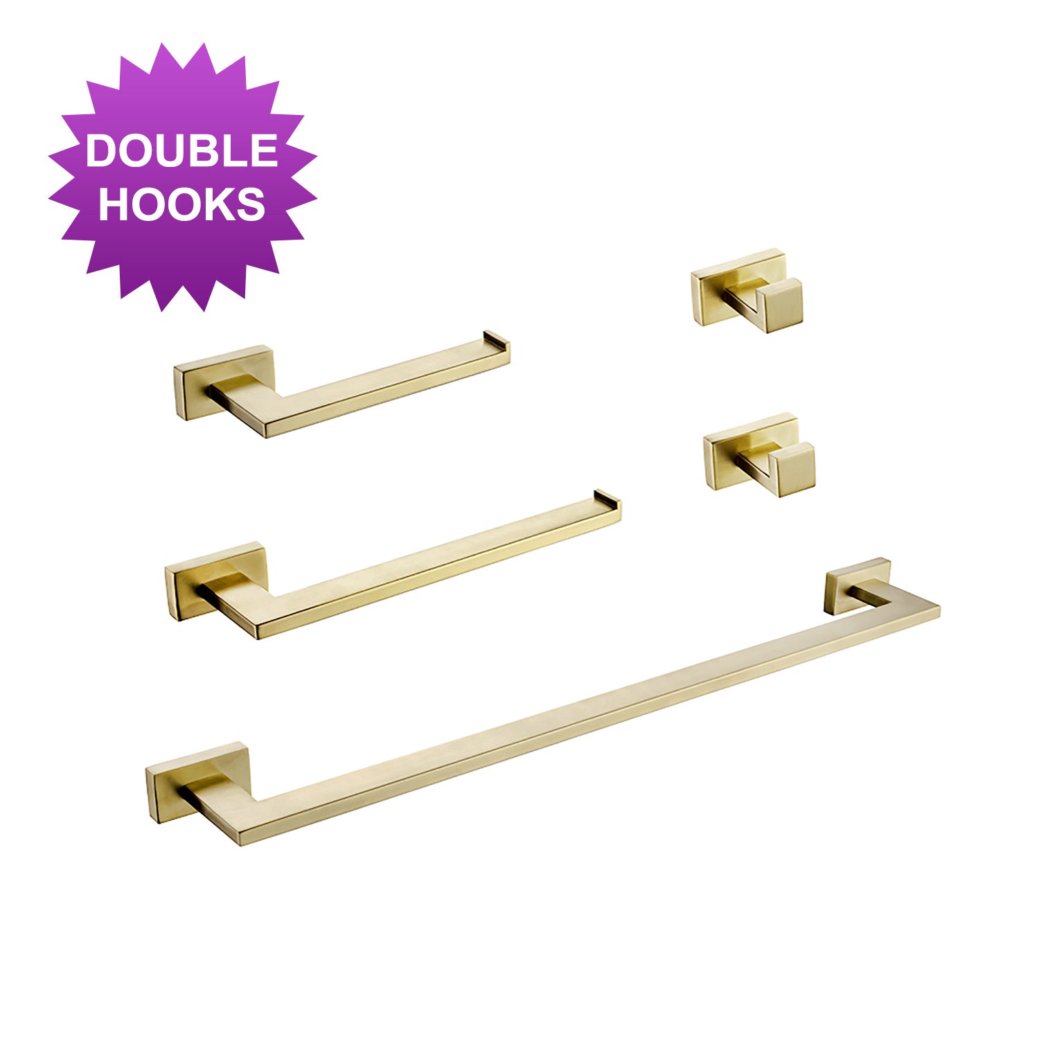 5-Piece Bathroom Hardware Set