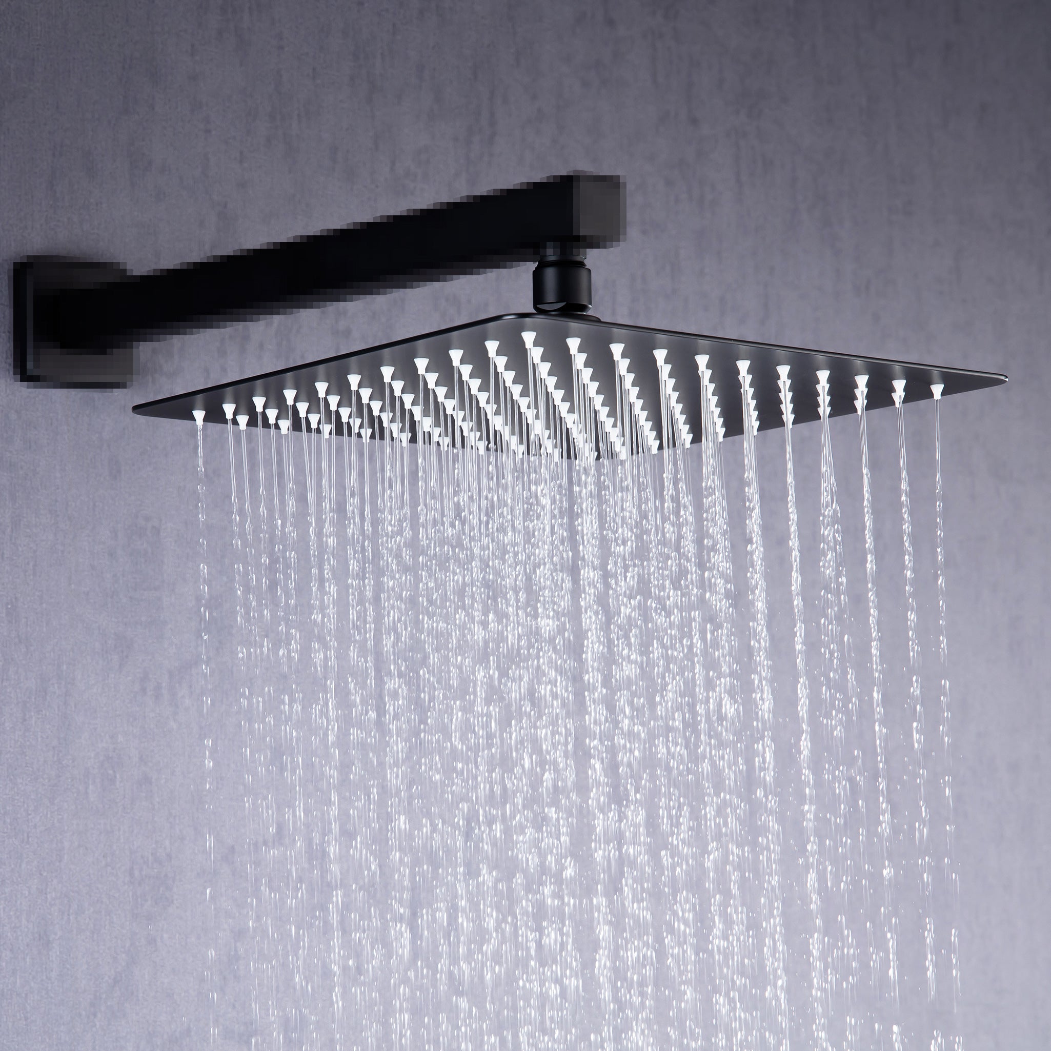 12" Square Rain Fixed Shower Head 1.8 GPM