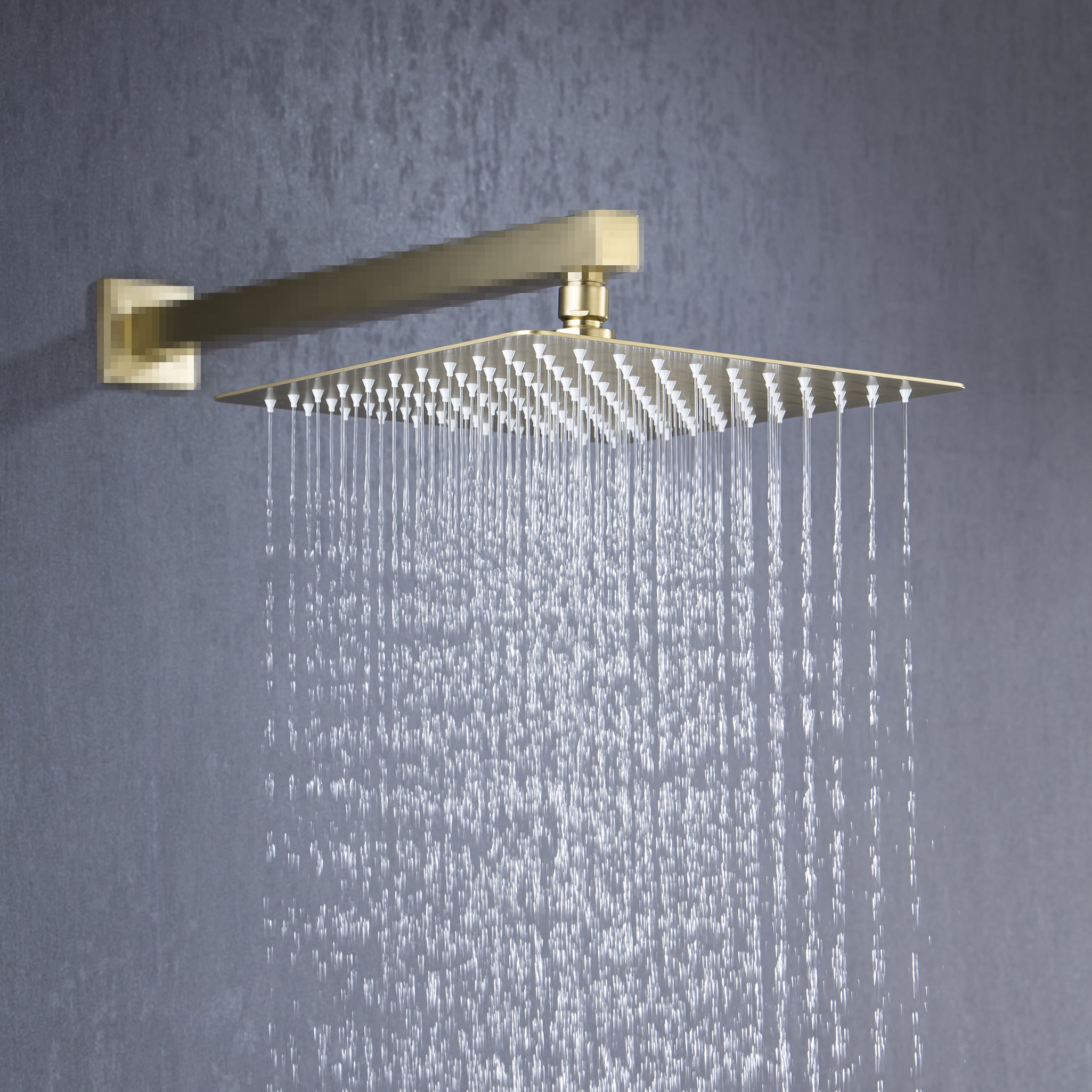 12" Square Rain Fixed Shower Head 1.8 GPM