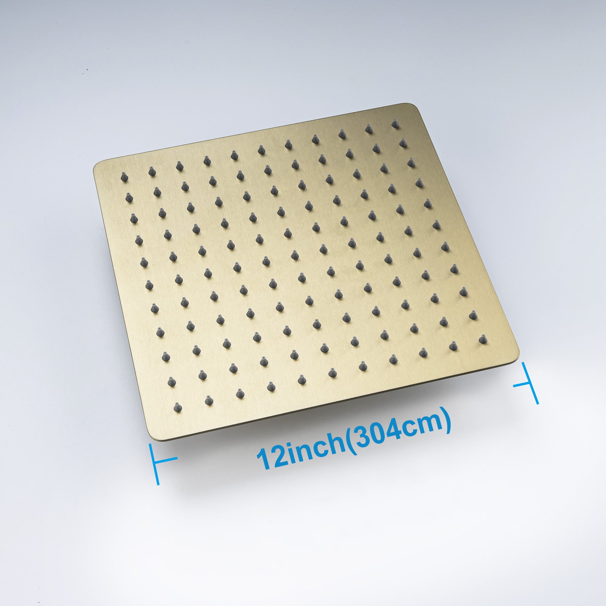 12" Square Rain Fixed Shower Head 1.8 GPM