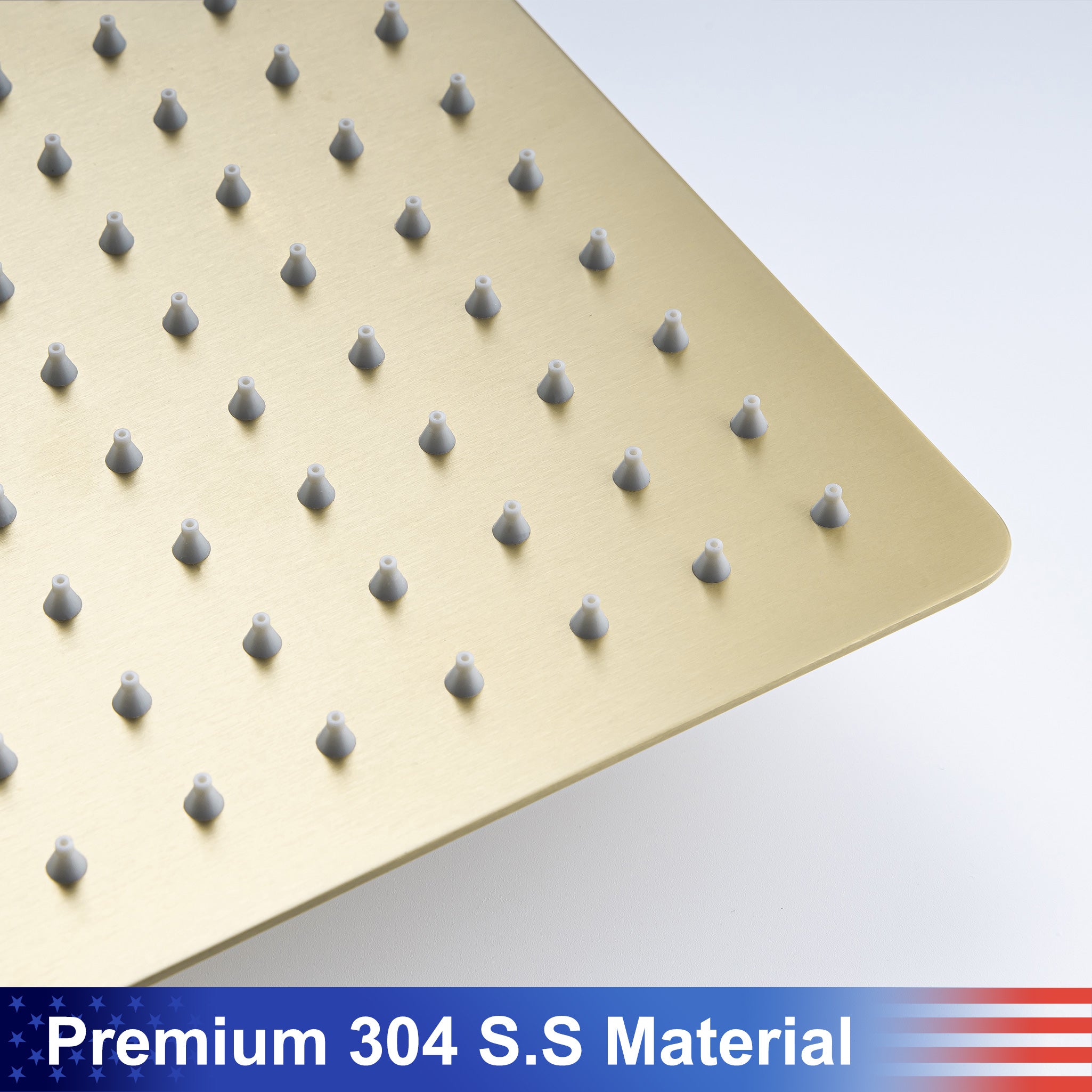 12" Square Rain Fixed Shower Head 1.8 GPM