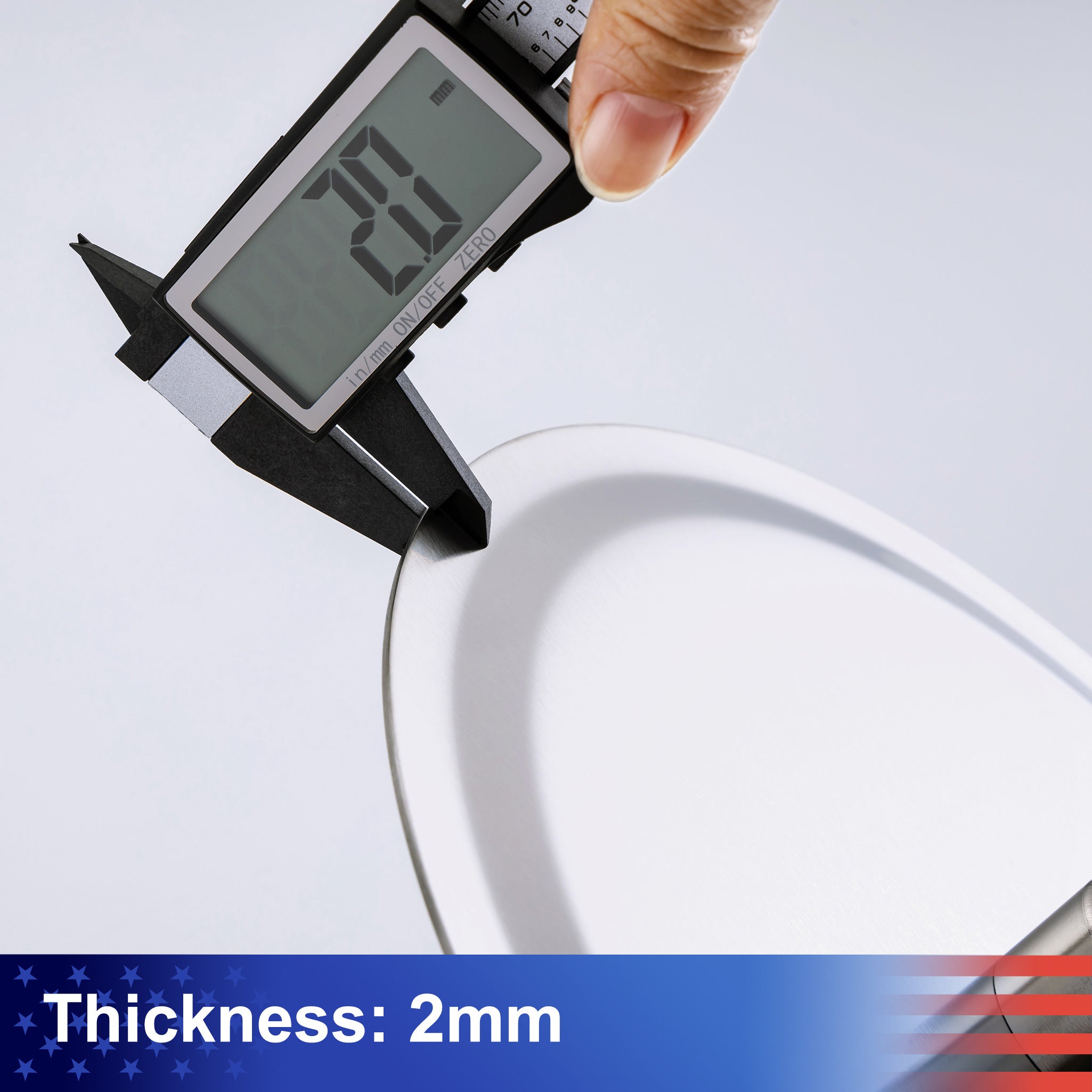 12" Round Rain Fixed Shower Head 1.8 GPM