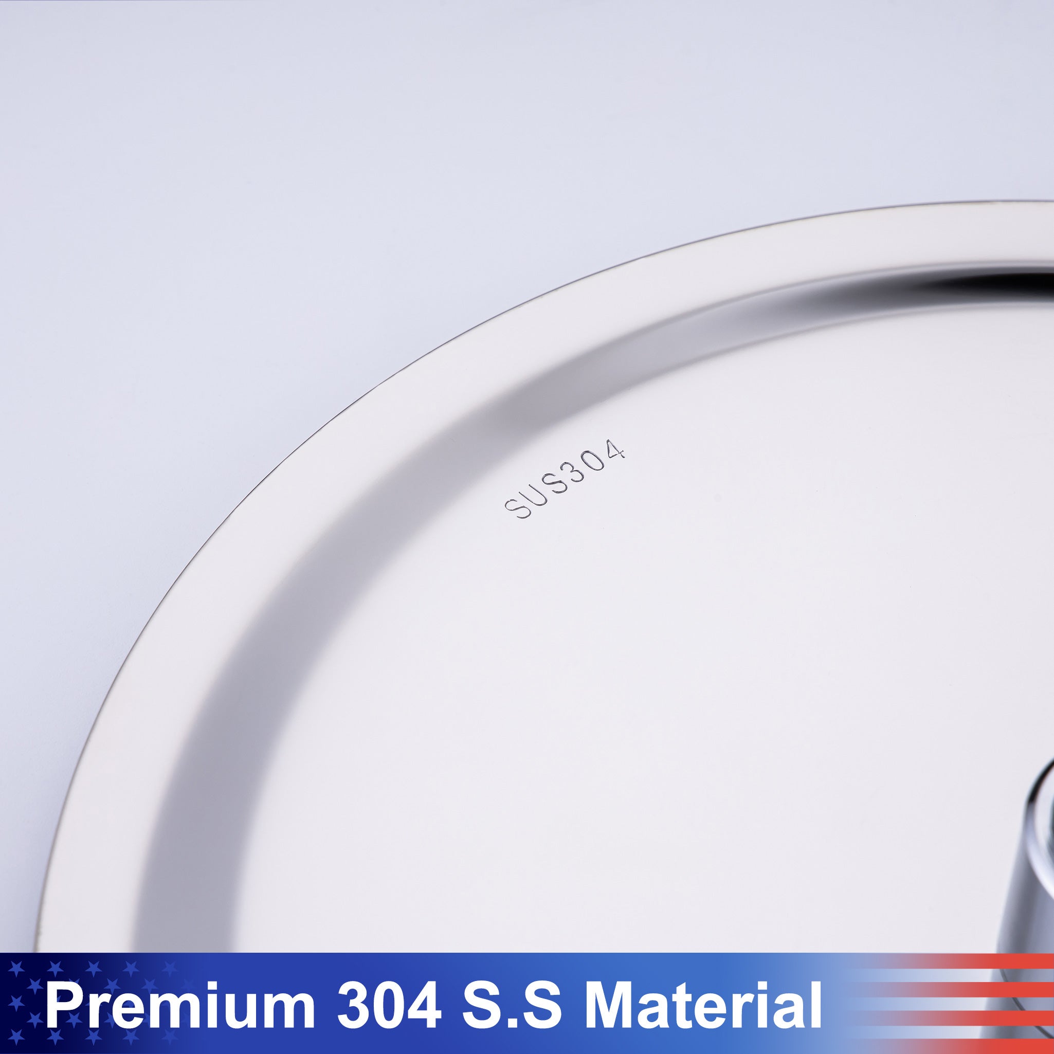 12" Round Rain Fixed Shower Head 1.8 GPM