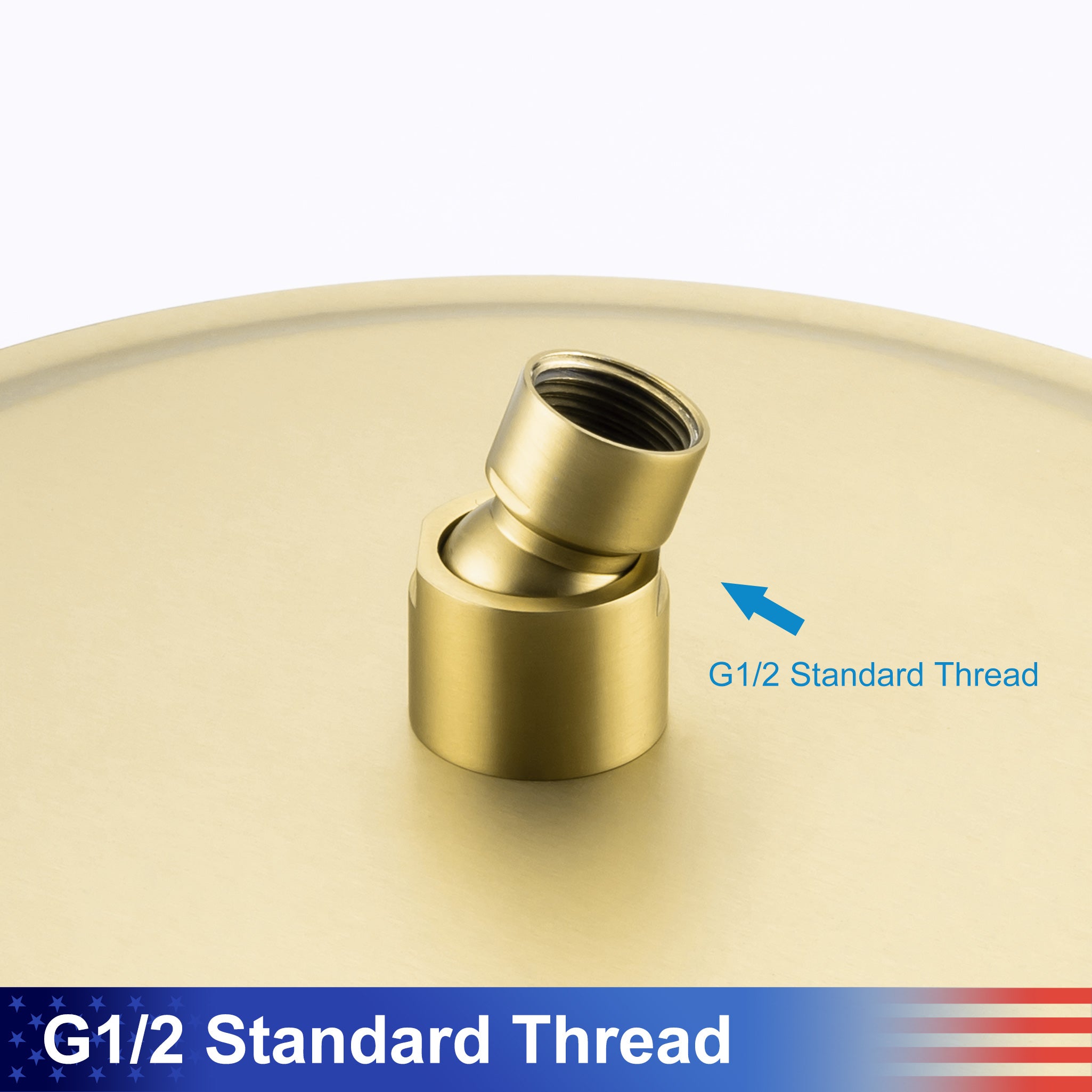 12" Round Rain Fixed Shower Head 1.8 GPM