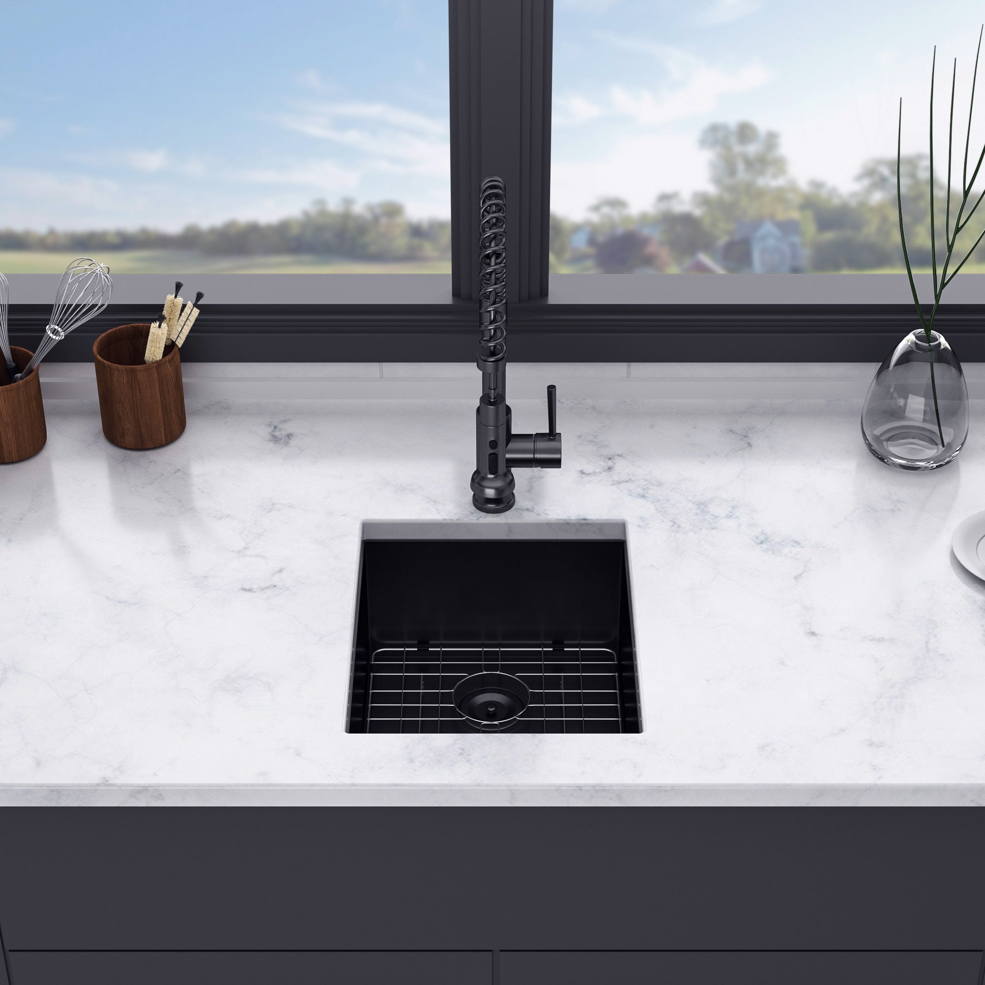 Undermount Single Bowl Stainless Steel Kitchen Sink