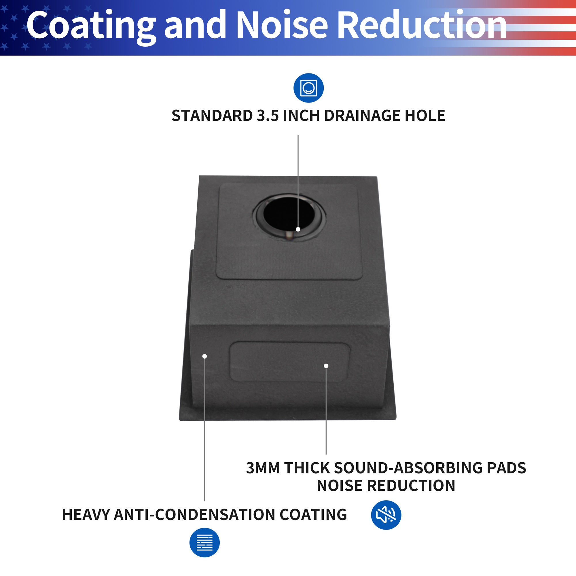 Undermount Single Bowl Stainless Steel Kitchen Sink