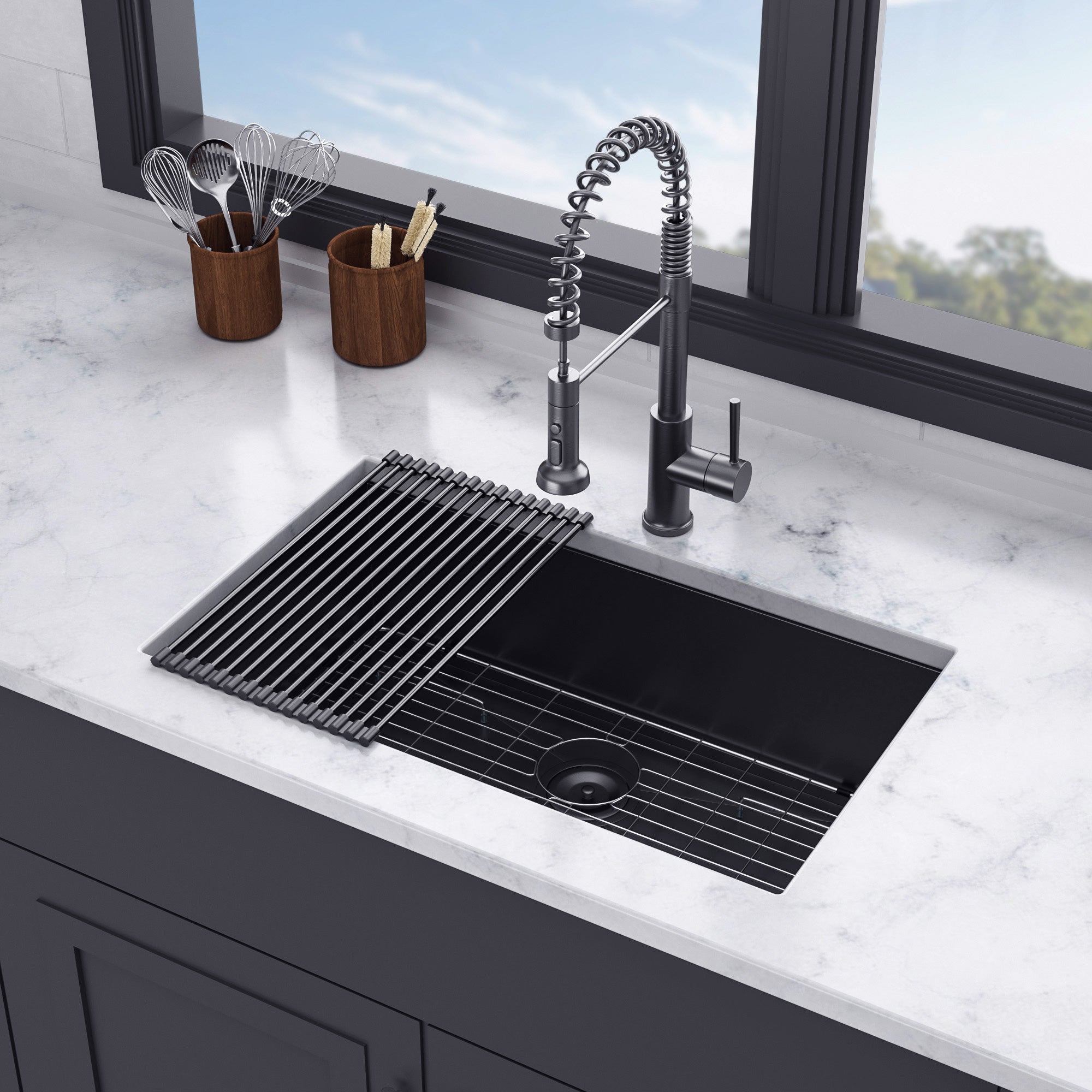 Undermount Single Bowl Stainless Steel Kitchen Sink