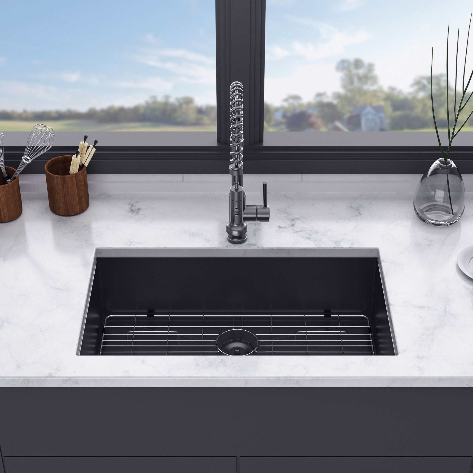 Undermount Single Bowl Stainless Steel Kitchen Sink