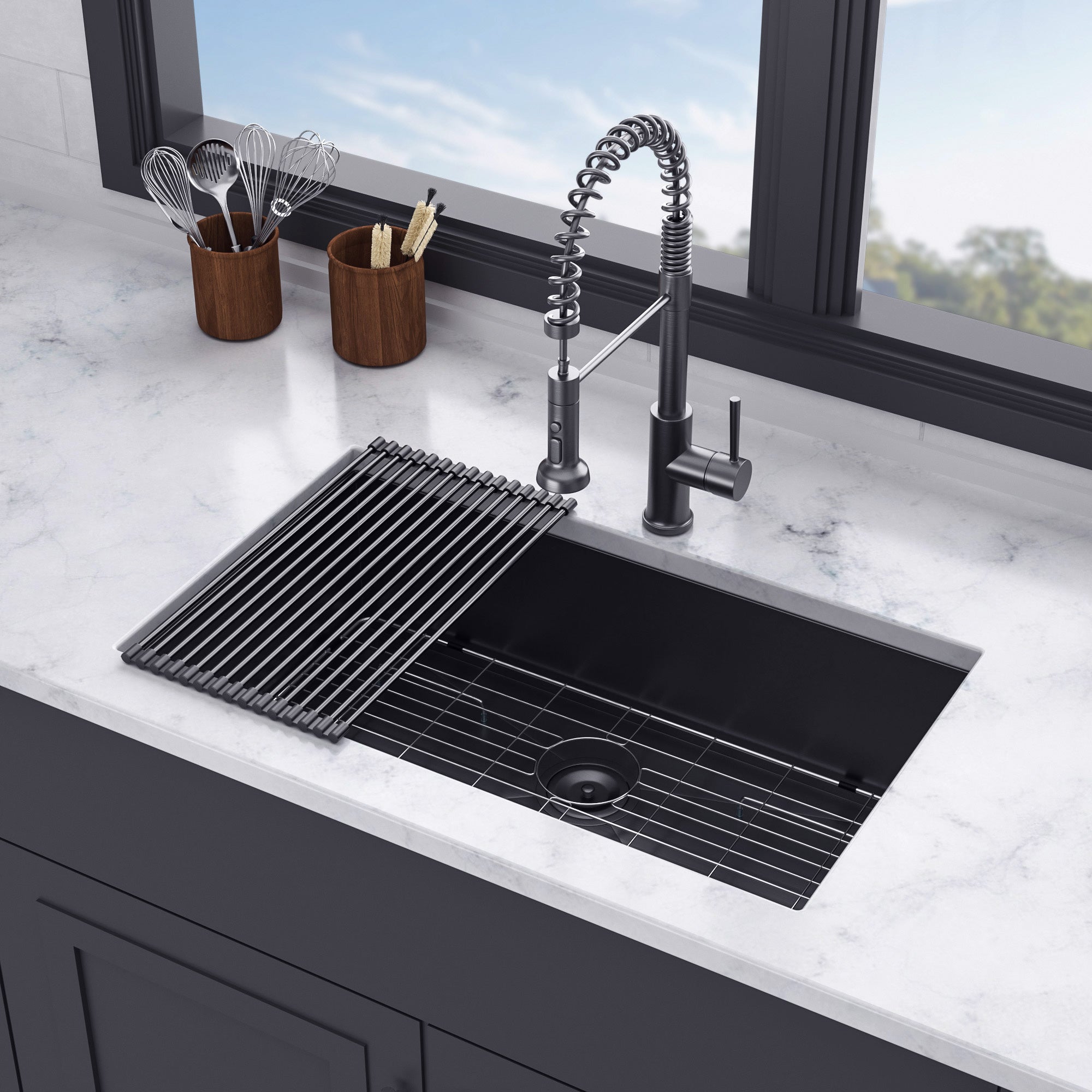 Undermount Single Bowl Stainless Steel Kitchen Sink