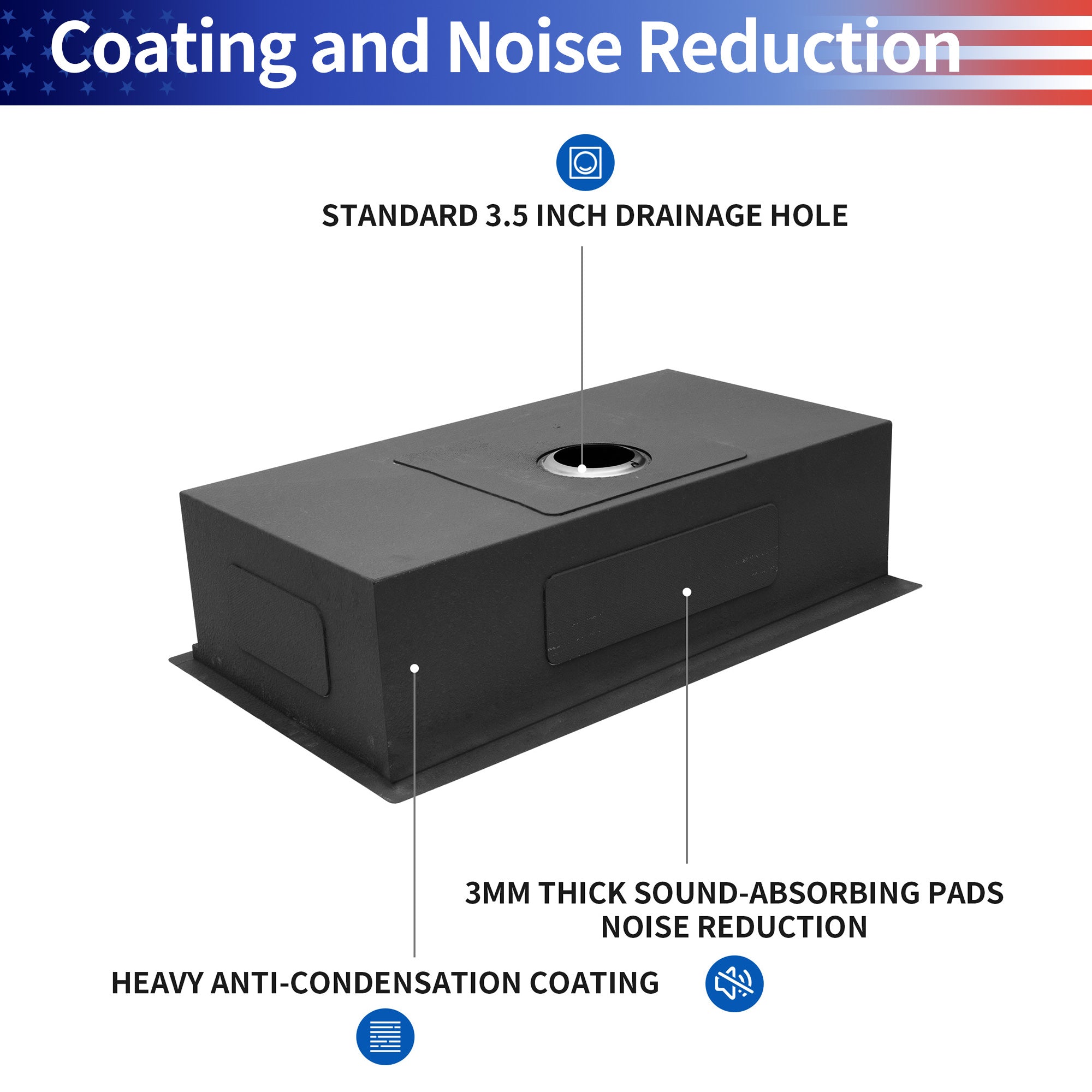 Undermount Single Bowl Stainless Steel Kitchen Sink