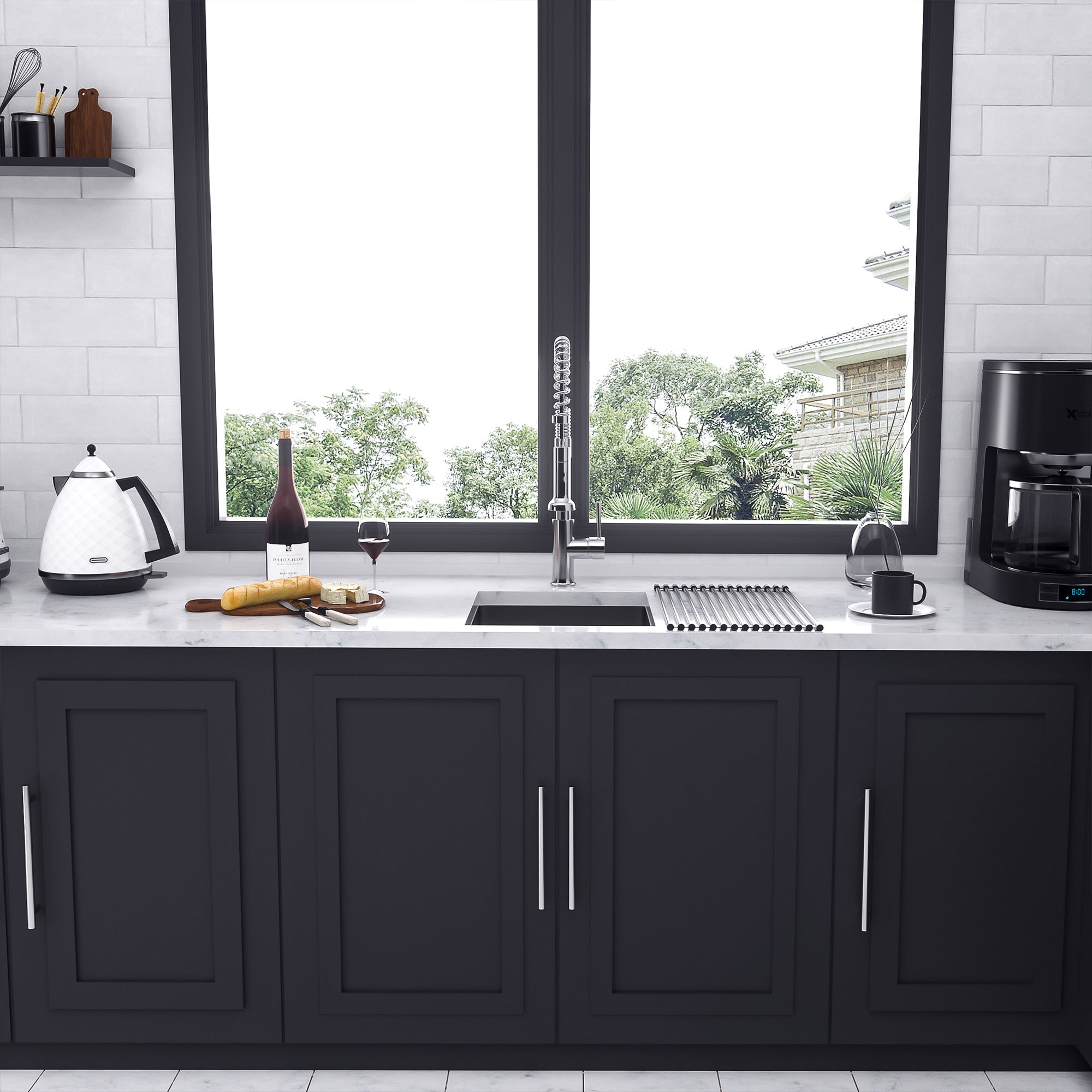 Undermount Single Bowl Stainless Steel Kitchen Sink