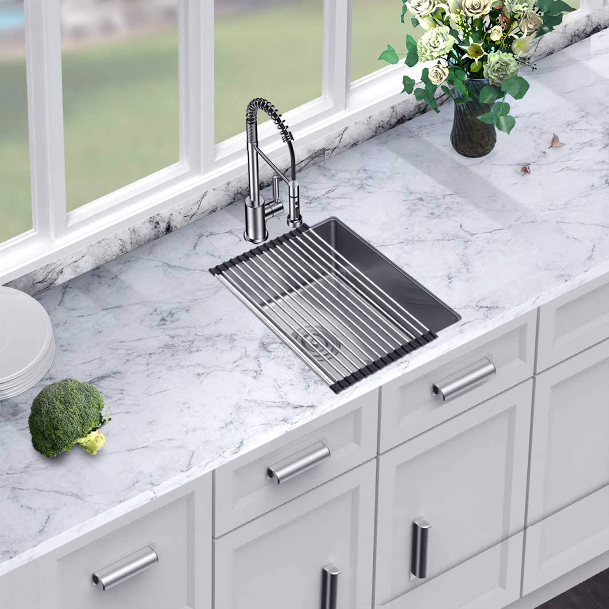 Undermount Single Bowl Stainless Steel Kitchen Sink