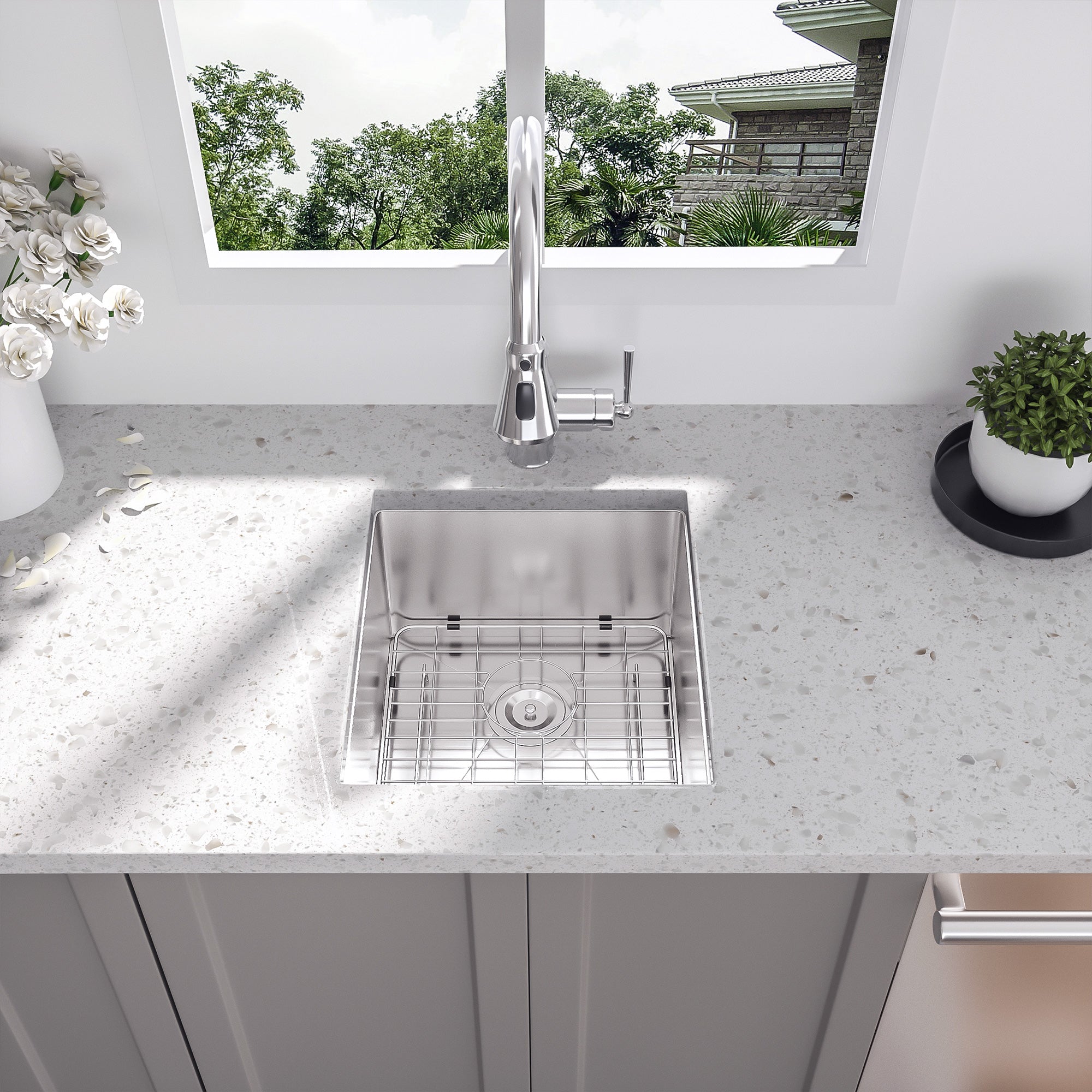 Undermount Single Bowl Stainless Steel Kitchen Sink