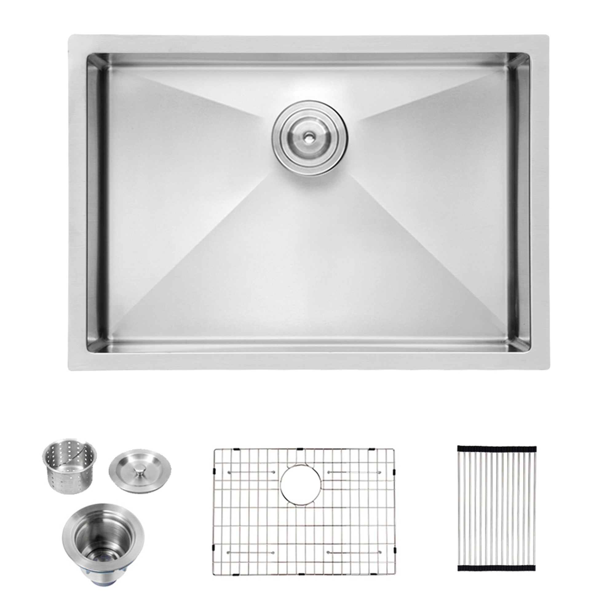 Undermount Single Bowl Stainless Steel Kitchen Sink