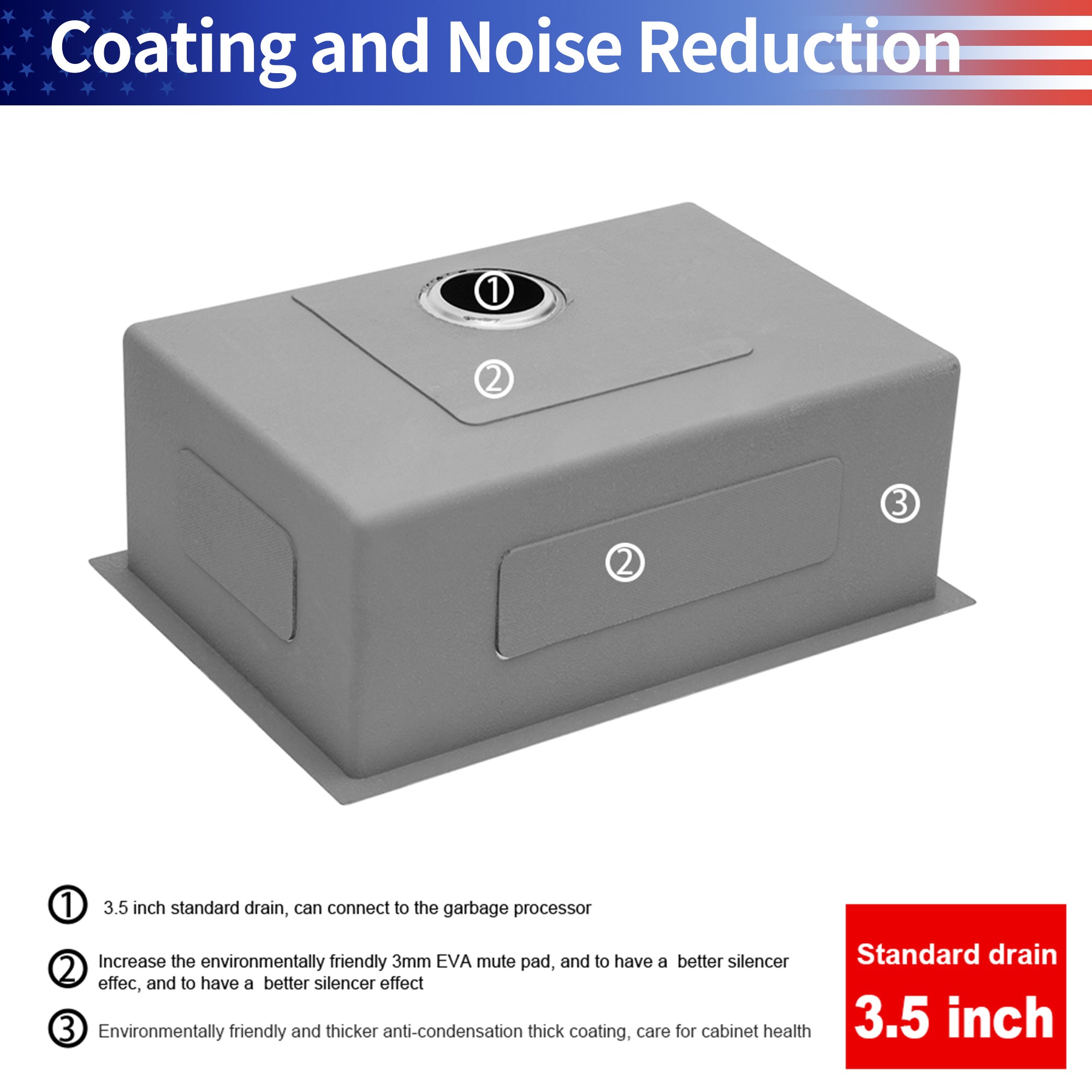 Undermount Single Bowl Stainless Steel Kitchen Sink