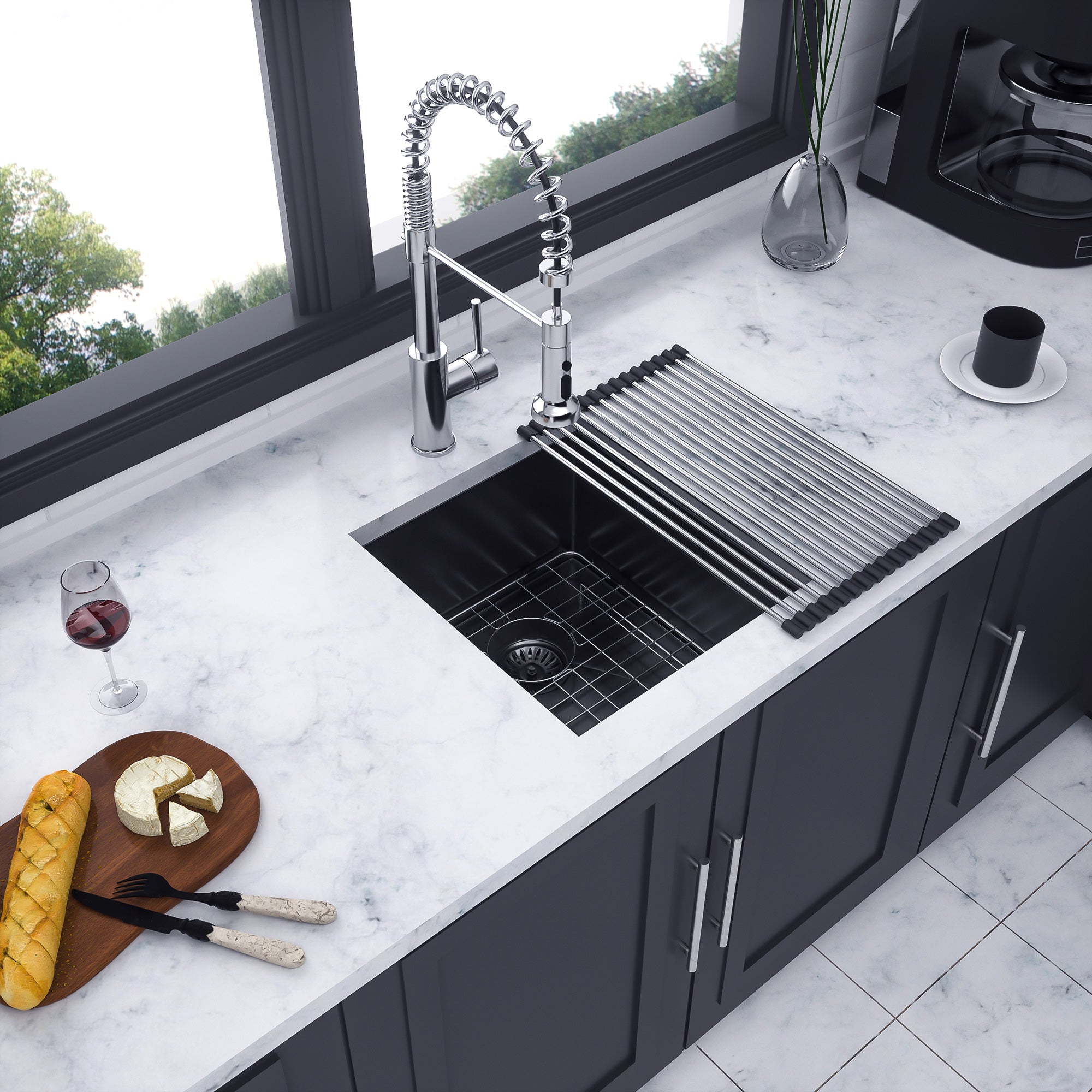 Undermount Single Bowl Stainless Steel Kitchen Sink