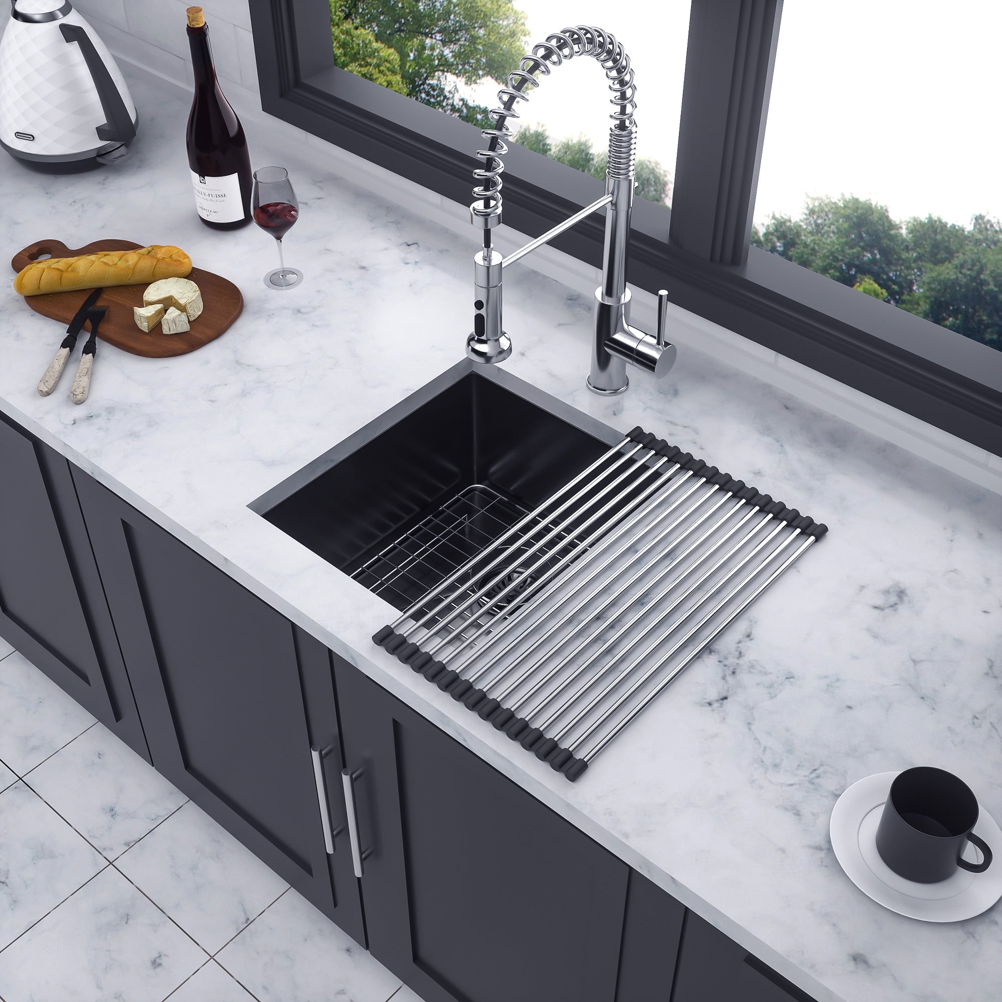 Undermount Single Bowl Stainless Steel Kitchen Sink