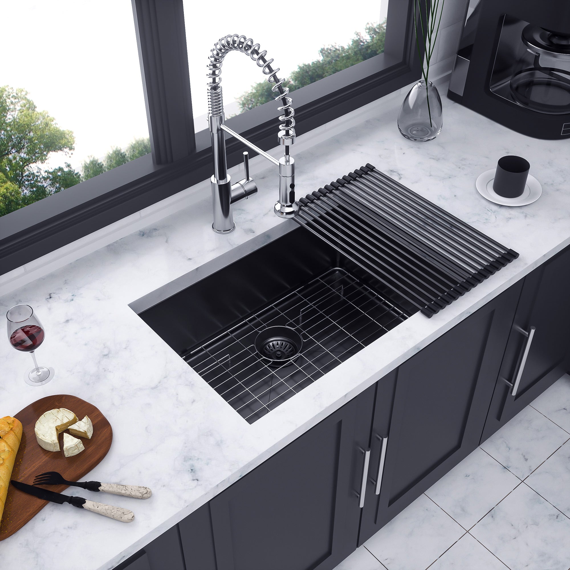 Undermount Single Bowl Stainless Steel Kitchen Sink