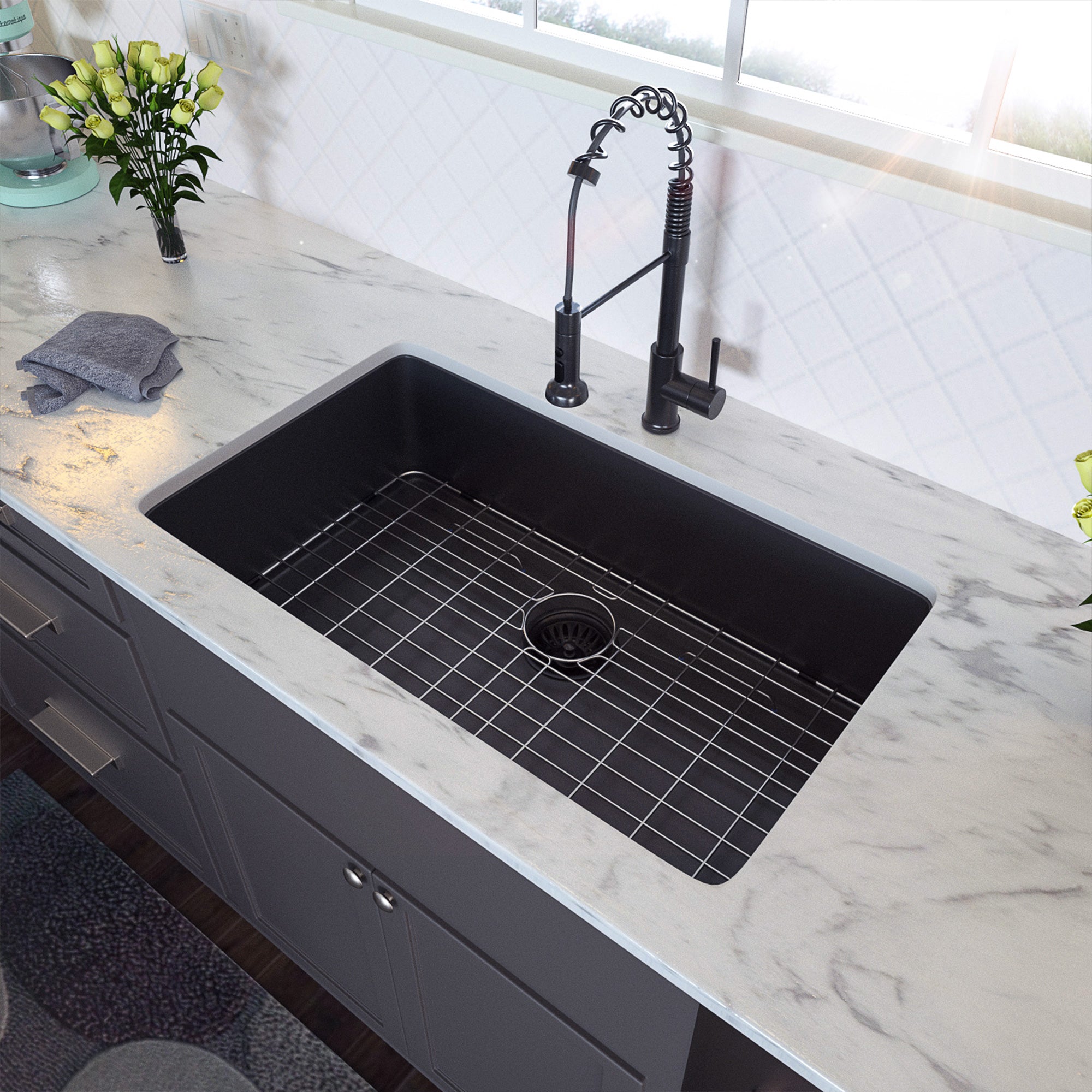 Undermount Single Bowl Stainless Steel Kitchen Sink