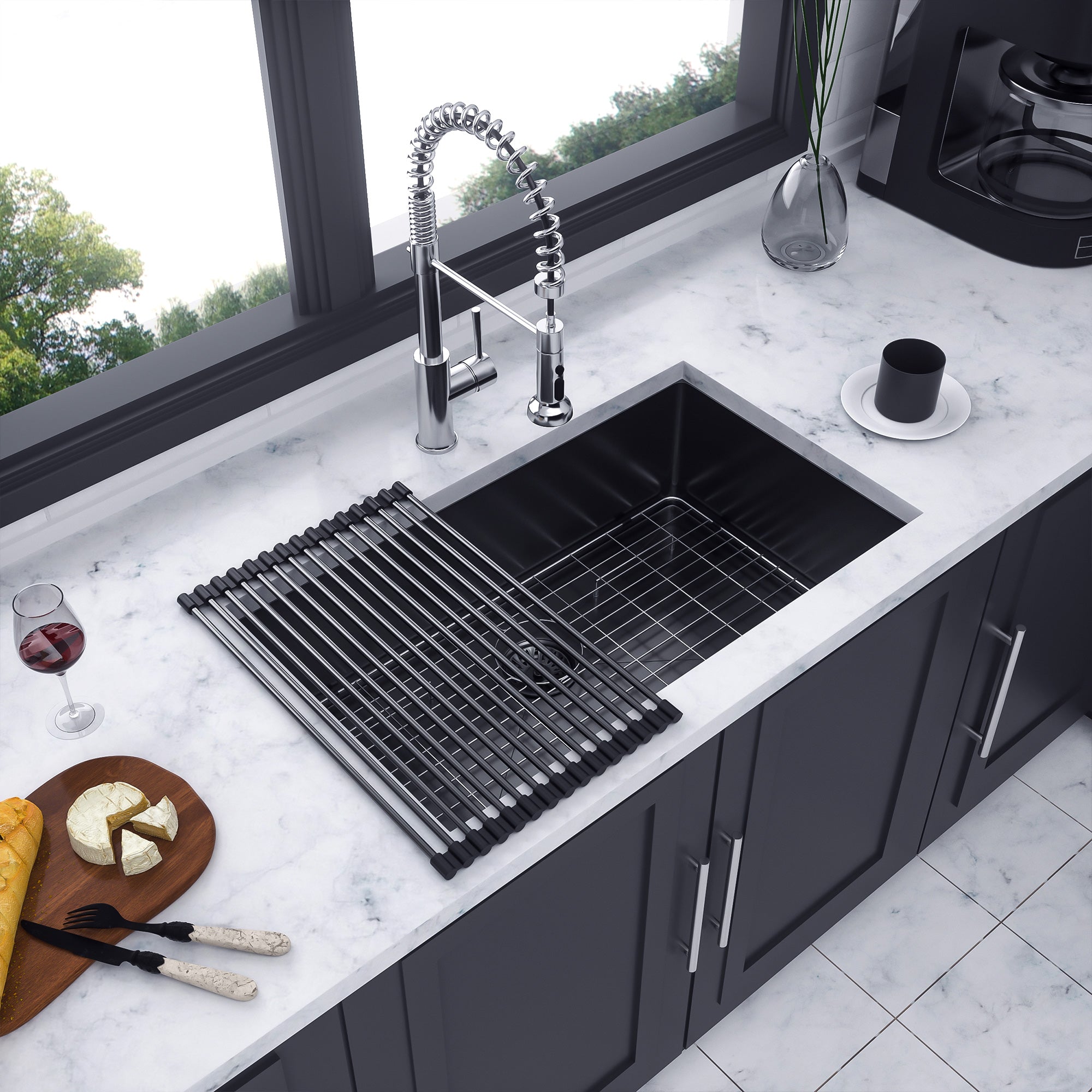Undermount Single Bowl Stainless Steel Kitchen Sink