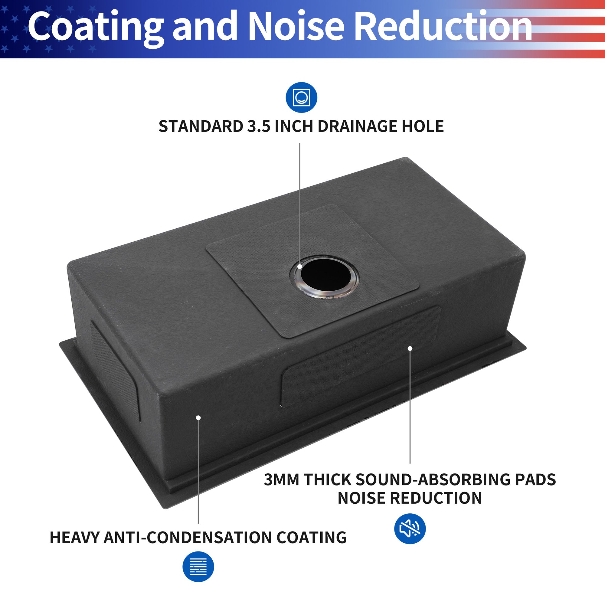 Undermount Single Bowl Stainless Steel Kitchen Sink with Workstation