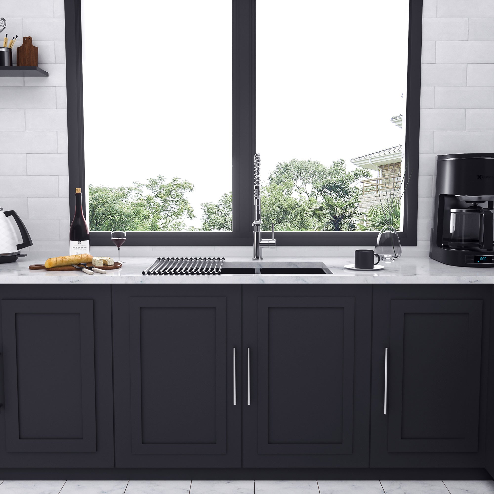 Undermount Double Bowl Stainless Steel Kitchen Sink