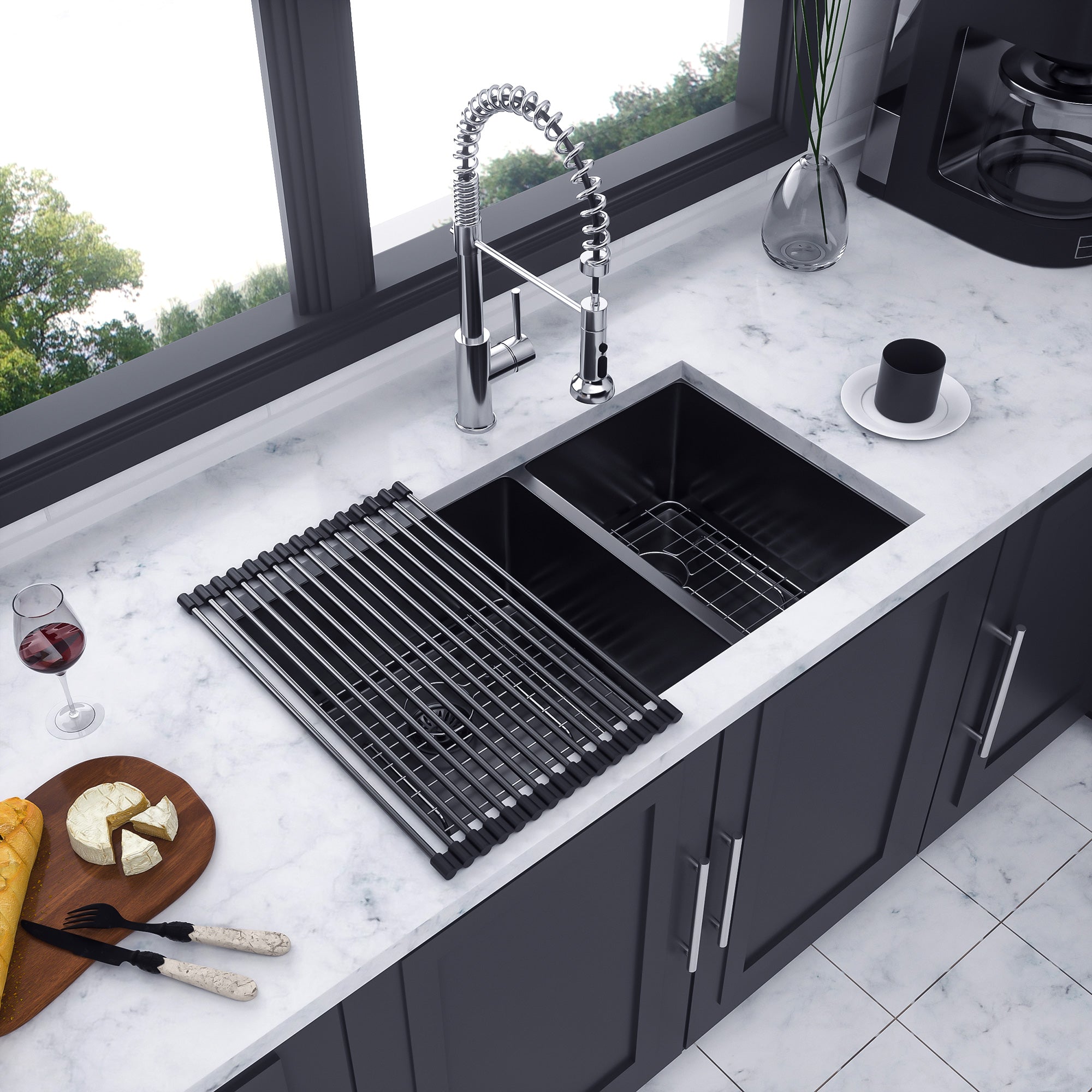 Undermount Double Bowl Stainless Steel Kitchen Sink