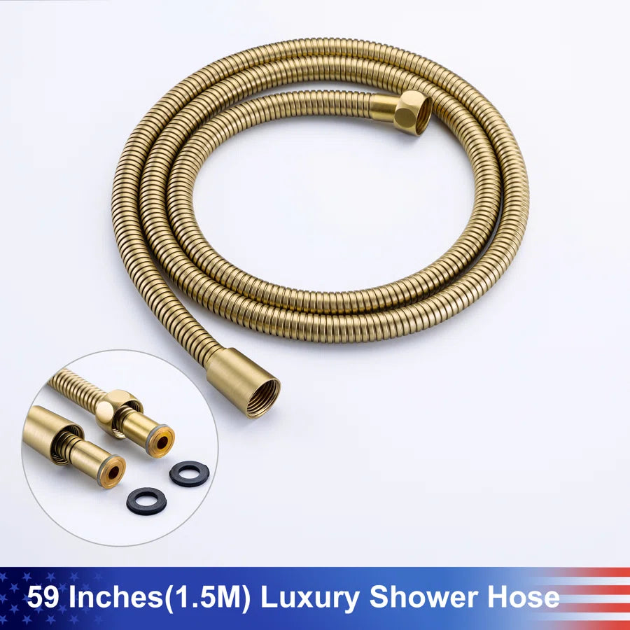 Shower system with Rain Shower Head Handheld Shower and Water Spout