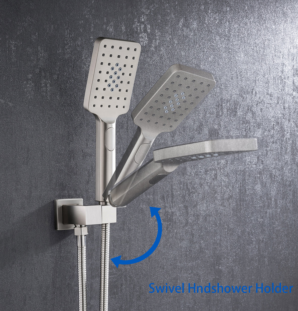 12" Wall Mount Complete Shower System with Rough-in Valve