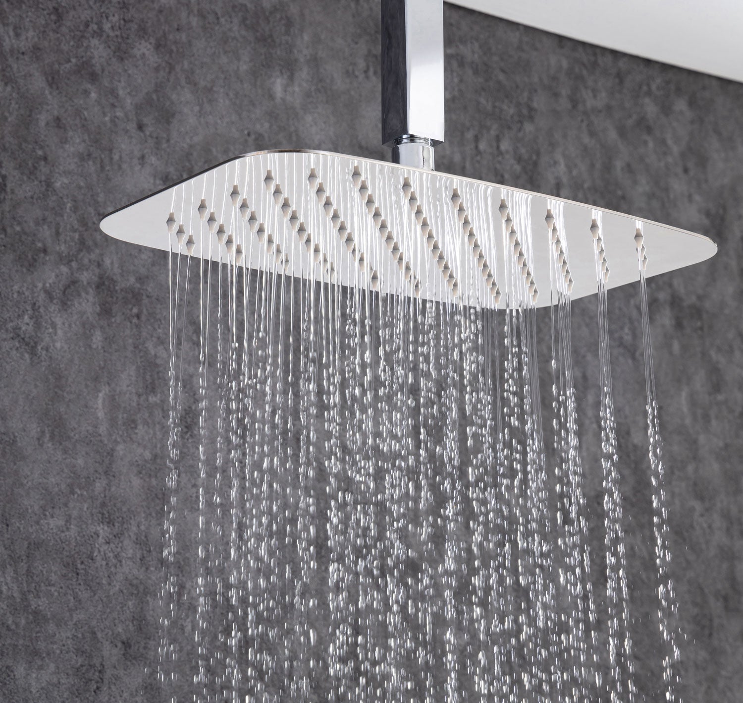 12" Wall Mount Complete Shower System with Rough-in Valve