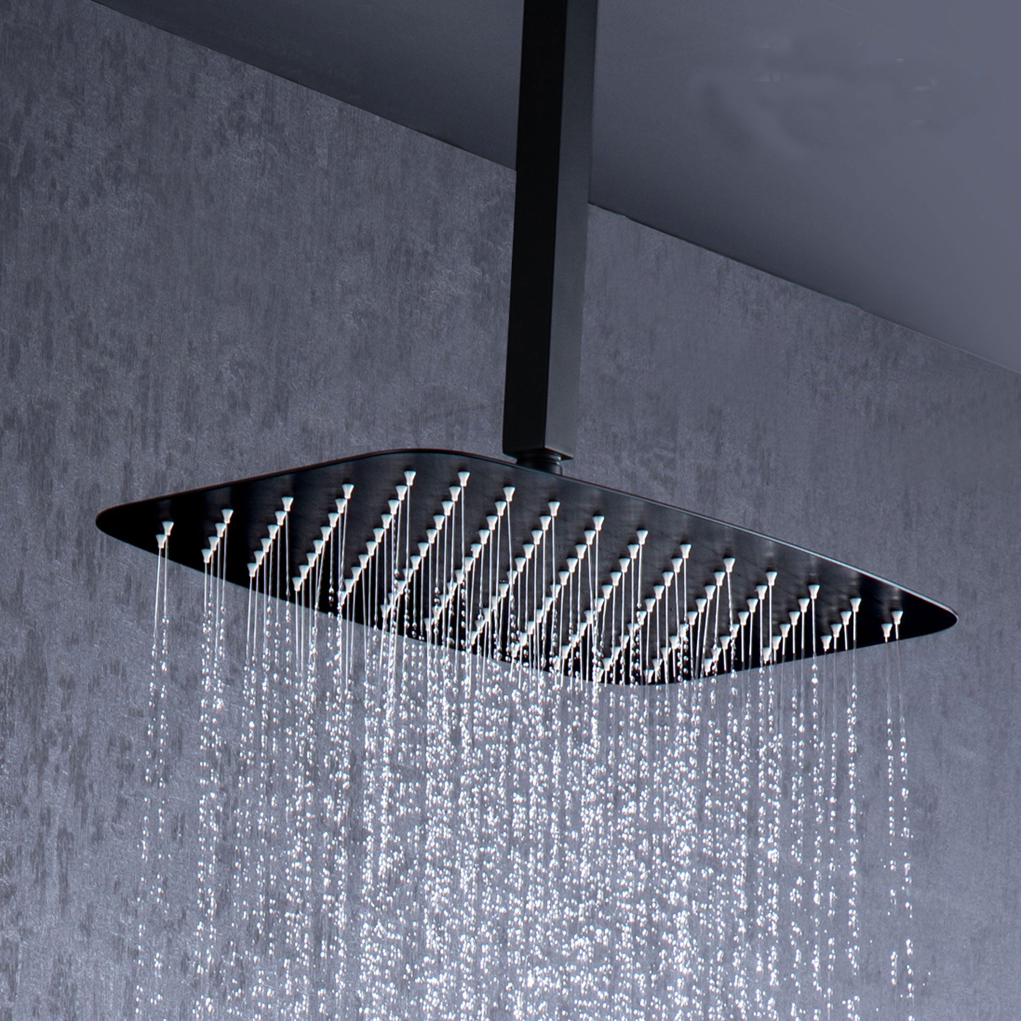 12" Wall Mount Complete Shower System with Rough-in Valve