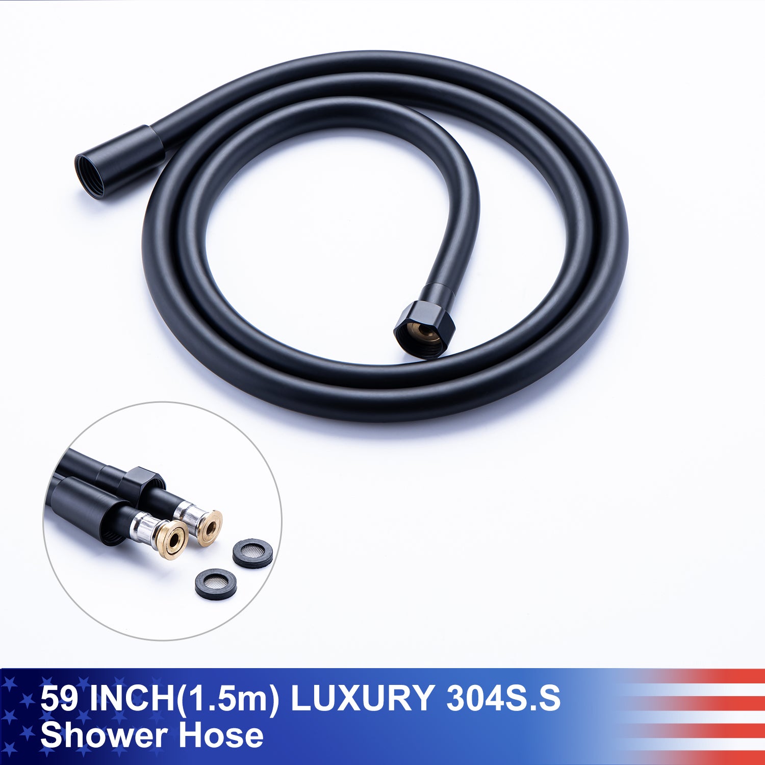 10" Shower Head 2-way Wall-Mount Round Shower Faucet with Rough-in Valve