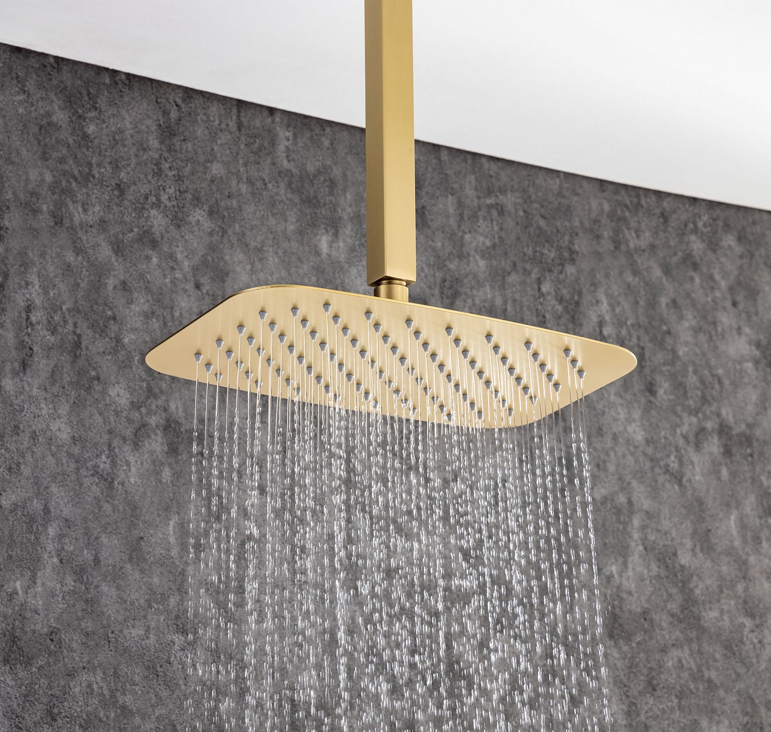 12" Wall Mount Complete Shower System with Rough-in Valve